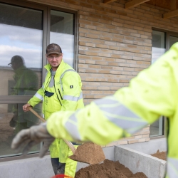 jordarbejde af entreprenør