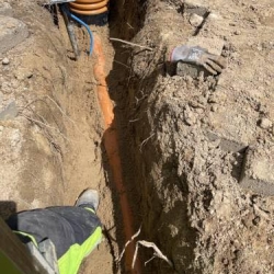 kloakarbejde - lægning af rør