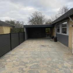 ny belægning til indkørsel