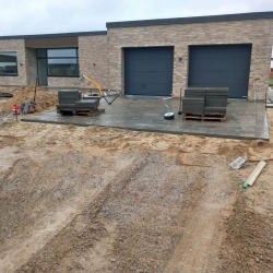 ny indkørsel i Randers