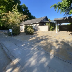 ny indkørsel i Silkeborg