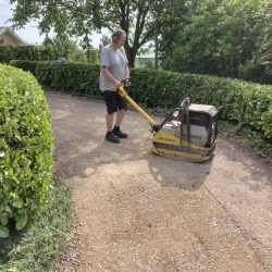 Stabilgrus til ny indkørsel