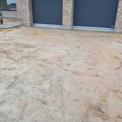 underlag til ny indkørsel