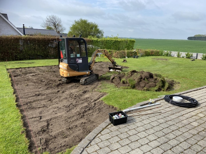 haveanlæg og udgravning