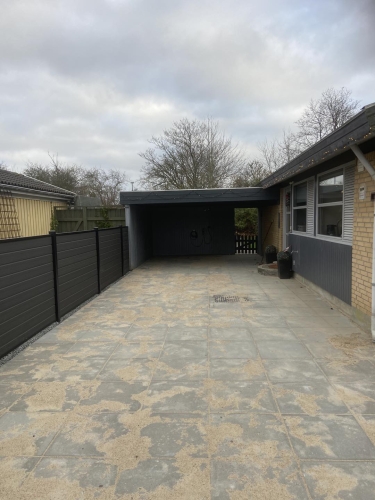 ny belægning til indkørsel