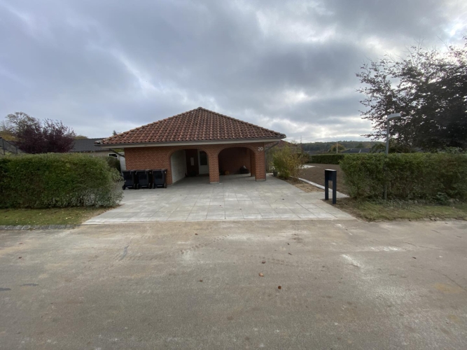 ny indkørsel i Horsens